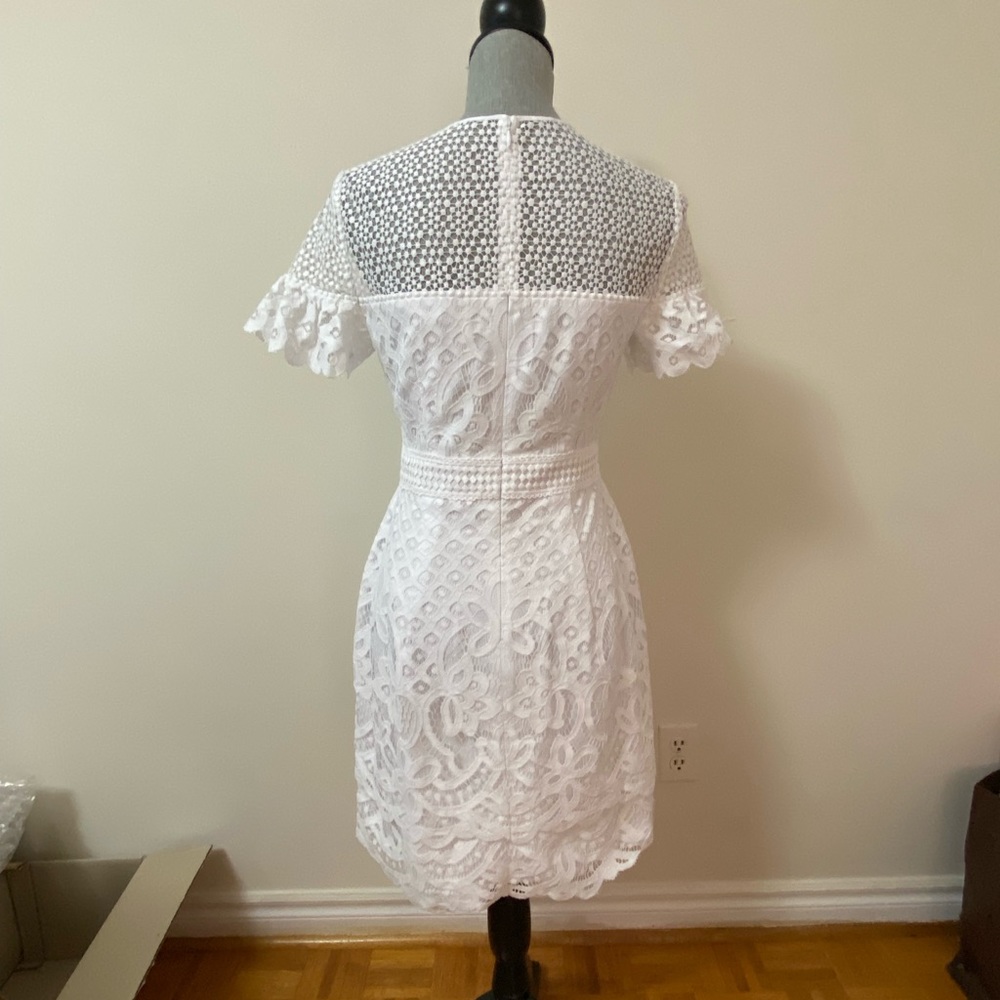 Club Monaco White Wollstan Lace Dress - Picture 5 of 7